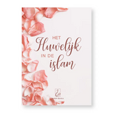 Boekcover met rozenbladen voor Het Huwelijk in de Islam illustration